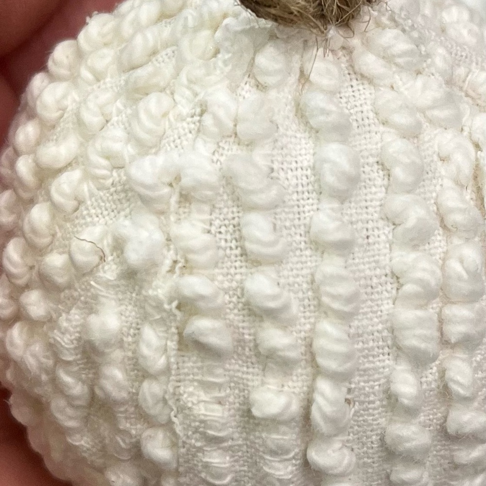 6 Handmade Chenille Hobnail Farmhouse Primitive Vintage Christmas Ornaments - Picture 7 of 7
